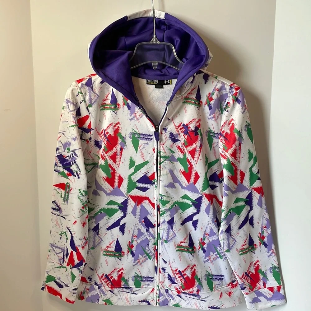 Under Armour Big Girls Size XL Full Zip Jacket Youth
